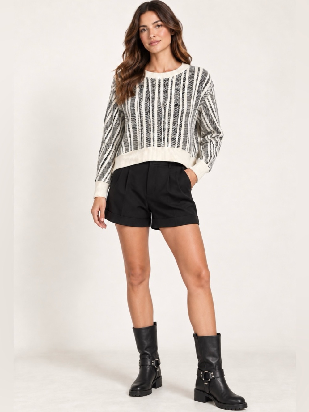 Public School Nabila merino wool blend sweater size large